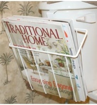 Over the Tank Magazine Rack Over the Tank Magazine Rack