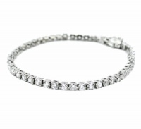 Givenchy Bracelet, Silver-Tone Cubic Zirconia Tennis Bracelet Givenchy Bracelet, Silver-Tone Cubic Zirconia Tennis Bracelet
