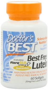 Doctor's Best Free Lutein Softgel Capsules, 60-Count Doctor's Best Free Lutein Softgel Capsules, 60-Count