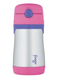 Thermos Foogo Phases Leak Proof Stainless Steel Straw Bottle, Pink/Purple, 10 Ounce Thermos Foogo Phases Leak Proof Stainless Steel Straw Bottle, Pink/Purple, 10 Ounce