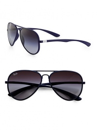 Classic aviator sunglasses are crafted in lightweight polymer acetate with polycarbonate lens. Available in blue with blue gradient lens.Logo temples100% UV protectionMade in Italy Classic aviator sunglasses are crafted in lightweight polymer acetate with polycarbonate lens. Available in blue with blue gradient lens.Logo temples100% UV protectionMade in Italy