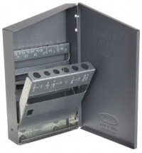 Huot Tap & Drill index holds NC 6-32 #36 to 1/2-#13 27/64 tap and drills Huot Tap & Drill index holds NC 6-32 #36 to 1/2-#13 27/64 tap and drills