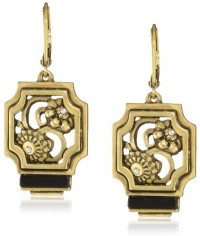 T Tahari Gold Tone with Resin Drop Earrings T Tahari Gold Tone with Resin Drop Earrings
