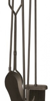 Uniflame 5 PC Bronze Fireset with Ball handles, Pedestal Base