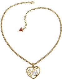 GUESS Gold-Tone Heart Necklace UBN11204 GUESS Gold-Tone Heart Necklace UBN11204