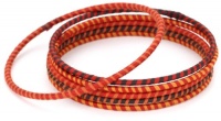 Kenneth Cole New York Urban Fire Multi-Colored Thread Wrapped Bangle Bracelet Set