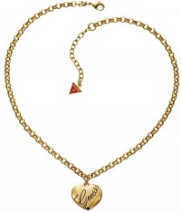 GUESS Gold-Tone Chain-Link Necklace UBN10102 GUESS Gold-Tone Chain-Link Necklace UBN10102