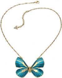 GUESS PVD Gold-Tone Fly Girl Necklace UBN41312 GUESS PVD Gold-Tone Fly Girl Necklace UBN41312