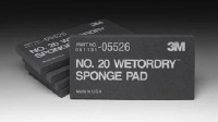 3M 05526 Wetordry 2-3/4 x 5-1/2 x 3/8 Sponge Pad 20 3M 05526 Wetordry 2-3/4 x 5-1/2 x 3/8 Sponge Pad 20