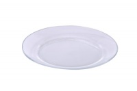 Duralex Lys 7 1/2 Inch Clear Dessert Plate, Set of 6 Duralex Lys 7 1/2 Inch Clear Dessert Plate, Set of 6