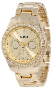 XOXO Women's XO5563 Rhinestones Accent Gold-Tone Bracelet Watch XOXO Women's XO5563 Rhinestones Accent Gold-Tone Bracelet Watch