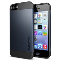 SPIGEN SGP SGP10365 Slim Armor S Case for iPhone 5/5S - Retail Packaging - Metal Slate SPIGEN SGP SGP10365 Slim Armor S Case for iPhone 5/5S - Retail Packaging - Metal Slate