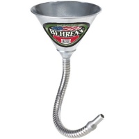 Behrens 1-Quart Galvanized Steel Funnel with 14-Inch Flex Spout Behrens 1-Quart Galvanized Steel Funnel with 14-Inch Flex Spout