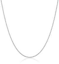 Sterling Silver Italian Rope Chain Necklace Set (1.30mm ), 18, 20, 24 Sterling Silver Italian Rope Chain Necklace Set (1.30mm ), 18, 20, 24