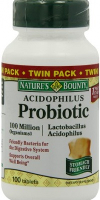 Nature's Bounty Probiotic Acidophilus Tablet Twin Pack, 200 Count Nature's Bounty Probiotic Acidophilus Tablet Twin Pack, 200 Count