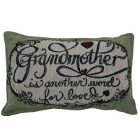 Grandmother Love Decorative Tapestry Toss Pillow Made in the USA Grandmother Love Decorative Tapestry Toss Pillow Made in the USA
