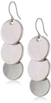 Kenneth Cole New York Geometric Pave Circle Linear Drop Earrings Kenneth Cole New York Geometric Pave Circle Linear Drop Earrings