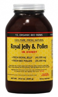 YS Royal Jelly/Honey Bee - Fresh Royal Jelly & Pollen In, 23 oz gel YS Royal Jelly/Honey Bee - Fresh Royal Jelly & Pollen In, 23 oz gel