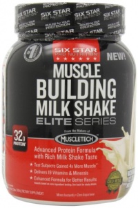 Six Star Musclebuilding Milkshake, Rich Vanilla Ice Cream, 2-Pound Six Star Musclebuilding Milkshake, Rich Vanilla Ice Cream, 2-Pound