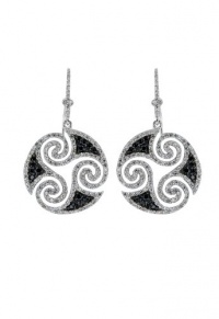 Effy Jewlery Prism Caviar Black and White Diamond Earrings, 1.45 TCW Effy Jewlery Prism Caviar Black and White Diamond Earrings, 1.45 TCW