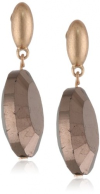 Kenneth Cole New York Pave Splash Faceted Oval Bead Drop Earrings Kenneth Cole New York Pave Splash Faceted Oval Bead Drop Earrings