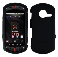 Black Rubberized Hard Plastic Case for Casio G'zOne Commando C771 Black Rubberized Hard Plastic Case for Casio G'zOne Commando C771