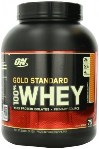 Optimum Nutrition 100% Whey Gold Standard, Strawberry Banana, 5 Pound