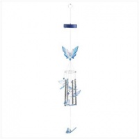Gifts & Decor LED Battery Color Change Outdoor Butterfly Wind Chime