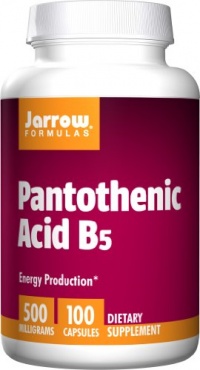Jarrow Formulas Pantothenic Acid, B5, 500 mg, 100 Capsules (Pack of 3) Jarrow Formulas Pantothenic Acid, B5, 500 mg, 100 Capsules (Pack of 3)