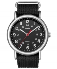 The Timex Weekender collection is the perfect watch for a stylish yet casual look, with an accessible slip-through strap. The Timex Weekender collection is the perfect watch for a stylish yet casual look, with an accessible slip-through strap.