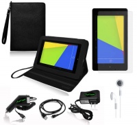 COD(TM) Black Stand Leather Case with Charger and Screen Protector For Google Nexus 7 FHD 2nd Generation Gen Tablet (Compatible with ASUS Google Nexus 7 FHD 2 2.0 II Tablet 2013 Version) (6-item) COD(TM) Black Stand Leather Case with Charger and Screen Protector For Google Nexus 7 FHD 2nd Generation Gen Tablet (Compatible with ASUS Google Nexus 7 FHD 2 2.0 II Tablet 2013 Version) (6-item)
