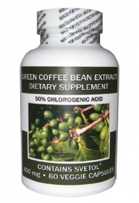 SVETOL® Green Coffee Bean Extract 50% Acid - Chlorogenic 400mg Zero Fillers, Binders or Artifical Ingredients (1 Bottle) SVETOL® Green Coffee Bean Extract 50% Acid - Chlorogenic 400mg Zero Fillers, Binders or Artifical Ingredients (1 Bottle)