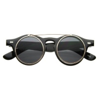 Old-School Small Retro Steampunk Circle Flip Up Glasses |Sunglasses Old-School Small Retro Steampunk Circle Flip Up Glasses |Sunglasses