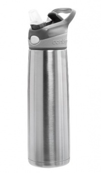 Contigo Autospout Sheffield Vacuum-Insulated Stainless Steel Water Bottle, 20-Ounce Contigo Autospout Sheffield Vacuum-Insulated Stainless Steel Water Bottle, 20-Ounce