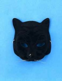 Half Mask - Black Panther Accessory