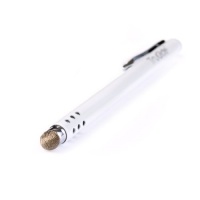 TruGlide Stylus with Microfiber Tip for new iPad, iPad Mini, iPhone 5, iPhone 4, Kindle Fire, Samsung Galaxy Tablet and Smartphone, Nook, all Touch Screen Tablets (Pearl White with Clip) TruGlide Stylus with Microfiber Tip for new iPad, iPad Mini, iPhone 5, iPhone 4, Kindle Fire, Samsung Galaxy Tablet and Smartphone, Nook, all Touch Screen Tablets (Pearl White with Clip)
