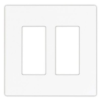 Cooper Wiring Devices 9522WS Aspire Screwless Wallplate, 2-Gang, White Satin Cooper Wiring Devices 9522WS Aspire Screwless Wallplate, 2-Gang, White Satin