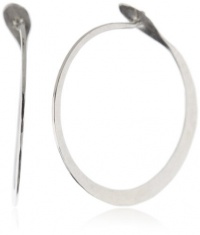 Melissa Joy Manning MJM Classic Sterling Silver Large Hoop Earrings Melissa Joy Manning MJM Classic Sterling Silver Large Hoop Earrings