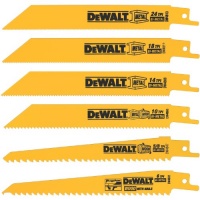 DEWALT DW4856 6-Piece Metal/Woodcutting Reciprocating Saw Blade Set DEWALT DW4856 6-Piece Metal/Woodcutting Reciprocating Saw Blade Set