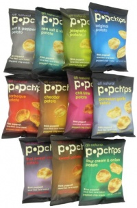 Popchips 11-Flavor Variety Pack, 0.8-Ounce Single Serve Bags (Pack of 24) Popchips 11-Flavor Variety Pack, 0.8-Ounce Single Serve Bags (Pack of 24)