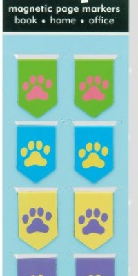 Pawprints i-clips Magnetic Page Markers (Set of 8 Magnetic Bookmarks) Pawprints i-clips Magnetic Page Markers (Set of 8 Magnetic Bookmarks)