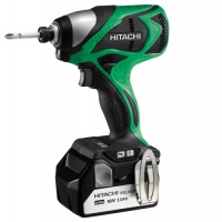 Hitachi WH18DBDL 18-Volt 3.0-Ah Cordless Brushless Lithium-Ion Impact Driver, With 2-Batteries and Charger Hitachi WH18DBDL 18-Volt 3.0-Ah Cordless Brushless Lithium-Ion Impact Driver, With 2-Batteries and Charger
