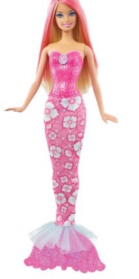 Barbie Color Magic Blonde Mermaid Doll, Pink Barbie Color Magic Blonde Mermaid Doll, Pink