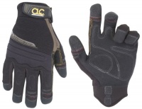 Custom Leathercraft 130L Subcontractor Flex Grip Work Gloves, Large Custom Leathercraft 130L Subcontractor Flex Grip Work Gloves, Large