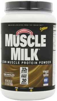 CytoSport Muscle Milk Lean Muscle Protein Powder, Dark Chocolate, 2.47 Pound CytoSport Muscle Milk Lean Muscle Protein Powder, Dark Chocolate, 2.47 Pound