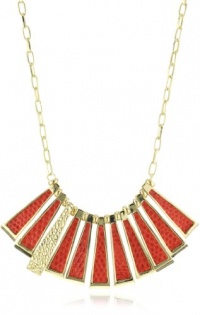 KARA by Kara Ross Deco Stick Necklace and Cast Stingray, Coral Lizard KARA by Kara Ross Deco Stick Necklace and Cast Stingray, Coral Lizard