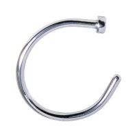 20 Gauge Stainless Steel Nose Hoop - 5/16 N7 20 Gauge Stainless Steel Nose Hoop - 5/16 N7