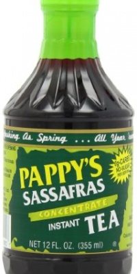 Pappy's Sassafras Concentrate Instant Tea, 12-Ounce Bottles (Pack of 6)