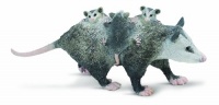 Safari Ltd North American Wildlife Opossum with Babies Toy Figure Safari Ltd North American Wildlife Opossum with Babies Toy Figure
