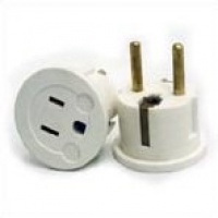 VCT - PLUG ADAPTER - CONVERTS GROUNDED USA PLUGS TO EUROPE PLUG-GERMAN SHUCKO PLUG (VP 11W) VCT - PLUG ADAPTER - CONVERTS GROUNDED USA PLUGS TO EUROPE PLUG-GERMAN SHUCKO PLUG (VP 11W)